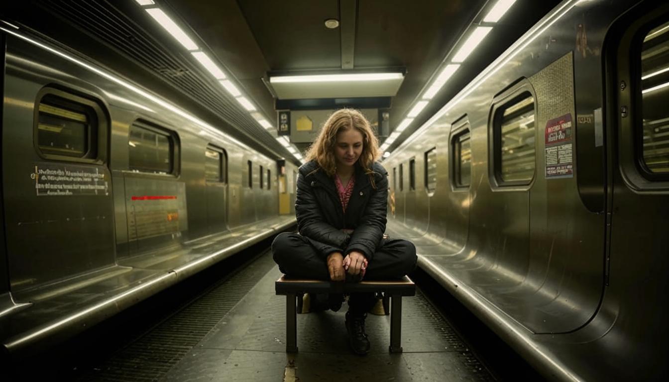 перрон станции Vreten Мистический след в постройке  и названии станции Blackeberg